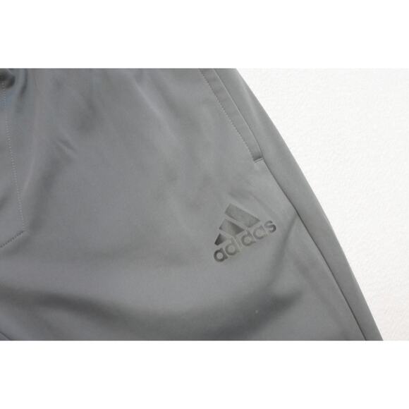 Adidas Sweat Pants Soccer Tapered Gray W/Pockets Athletic Mens Size Medium - Picture 5 of 10